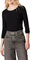 Amazon Essentials T-Shirt Girocollo a Maniche Lunghe, vestibilità Classica (Disponibile in Taglie Forti) Donna – B079HLTJ88