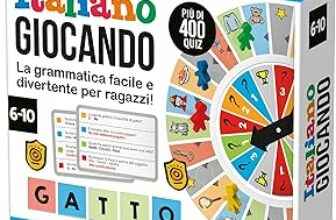 HEADU – Italiano Giocando – La Grammatica Facile E Divertente Per Ragazzi! | Giochi Educativi 6 7 8 9 10 Anni, Giochi Didattici Bambini, Quiz Divertenti e Intelligenti, Regalo Bambino Scuola Primaria – B0FC2PV77L