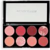 Revolution, Ultra Blush Palette, 8 Tonalità di Blush Shimmer e Matte, Formula in Polvere Facile da Sfumare, Vegan & Cruelty-Free, Sunset Burst, 1.6g – B0DSWHJ265