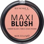 Rimmel London Fard in Polvere Maxi Blush, Powder Blush Pesca a Lunga Durata, Formato Maxi, 001 Third Base, 9 g – B07D45W6HT