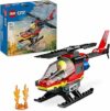 LEGO City Elicottero dei Pompieri, Veicolo Giocattolo da Costruire con 2 Elementi Lancia-Acqua e Minifigure del Pilota Vigile del Fuoco, Giochi per Bambini e Bambine da 5 Anni, Regalo Divertente 60411 – B0CFVWTFPC