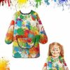 Grembiule Pittura Bambini 1 a 8 Anni, Grembiule Asilo Bambino Grembiule Pittura Impermeabile con Maniche e Tasca Grande per Scuola Pittura Cucina – B0FLY4PMF7