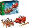 LEGO Slitta di Babbo Natale Giocattolo – Set di Giochi Natalizi per Bambini e Bambine da 9 Anni in su con Minifigure, Renne, Chitarra, Orsacchiotto e Sci, Idea Regalo Decorazione Casa – 40499 – B09HNZ431F