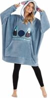 Disney Stitch Felpa Donna con Cappuccio Coperta Indossabile Oversize in Pile Ragazza Confortevole e Morbido Idea Regalo – B09D517Q2P