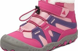 Mishansha Stivali da Neve Bambino Scarpe Invernali Comode con Imbottitura Calda – B09D7YD5SK