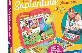 Clementoni – Il Mio Primo Sapientino, Il Mondo Intorno a Me, Banchetto Educativo 24 attività su Scuola dell’Infanzia e Penna Interattiva, Gioco Bambini 2-4 Anni, Made in Italy, Lingua Italiana, 16476 – B0D8JWGFDN