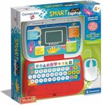 Clementoni – Computer Kid Smart Laptop Educativo Bambini 4+ Anni, 30 attività Educative, Gioco Elettronico per Imparare Lettere, Numeri e Musica, Mouse e Batterie Inclusi, Lingua Italiana, 16482 – B0D8JYHM4V