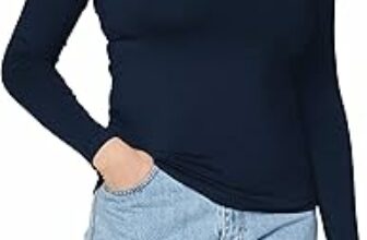 Pepe Jeans New Virginia Maglietta per Donna Slim Fit Maniche Lunghe – B06XST3THR