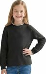 Tokeya Maglia Termica Bambina Ragazza Manica Lunga Tinta Unita Base Termico Maglietta Mezzo Collo Alto Slim Fit Top Magliette Moda Abbigliamento Autunno Inverno Casual Pullover per età 7-13 Anni – B0G3TKZLBZ