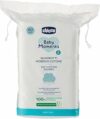 Chicco Baby Moments Quadrotti Morbido Cotone, Pulisce Delicatamente e Accarezza Morbidamente, Baby Skin, Bianco, 60 Pezzi, 0+ Mesi – B07DBNWPBN