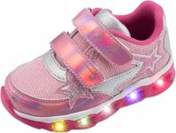 Chicco Scarpe con Luci Bambino e Bambina, Sneaker con Luci Colorate nella Suola e Chiusura con Doppio Strappo, Scarpe Bambine e Ragazze/Bambini e Ragazzi, Designed in Italy – B08VWQF6D3