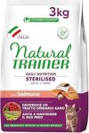 Trainer Natural Sterilised Adult con Salmone e Fibra di Pisello 3 Kg, 3000 Gr – B016RNIBXG