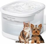 Homerunpet Fontanella per Gatti, 18dB Silenziosa, 2.5L, Fontana per Gatti con Pompa Senza Fili, Sistema di Filtraggio Professionale, Facile da Installare e Pulire in Lavastoviglie, Senza BPA in Tritan – B0F7R82X5Q