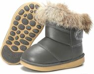 Gaatpot Stivali per Bambine e Ragazze Stivaletti da Neve Scarpe con Invernali Stivale con Imbottitura Calda Impermeabili PU Unisex – Bambini – B09BFBR2ZR