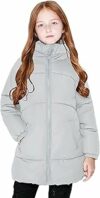 SOLOCOTE Ragazze Cappotti Invernali Pesante Lunghezza Media Giacche Calda Down-like Cotone Ovatta Outwear – B08YRQDHGN