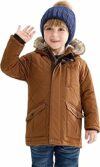 maoo garden Bimbo e Bambino Foderata in Pile Pesante Giacca Inverno Imbottito Resistente all’acqua Cappotto – B0CBTMCPBQ