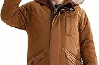 maoo garden Bimbo e Bambino Foderata in Pile Pesante Giacca Inverno Imbottito Resistente all’acqua Cappotto – B0CBTMCPBQ