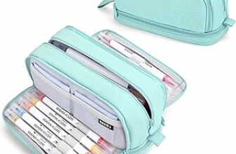 Sciphylia Astuccio Astuccio Grande Capacità Astucci Bambini Ragazzo con 4 Scomparti Astuccio Materiale Scolastico Stazionario Ufficio Trucco Borsa Astucci per Università Studente Donna Uomo – B0BWXSQ3M6