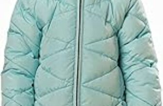 SOLOCOTE Cappotti invernali per ragazze con cappuccio Sherpa foderato giacca leggera spessa calda gonfia impermeabile antivento in cotone lucido giacche – B07G53C8NM