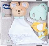 Chicco, Set Regalo Nascita My Sweet DouDou, Morbido DouDou Copertina Topolino, Tenero Portaciuccio in Velluto Soffice, Massaggiagengive Elefantino con Texture in Rilievo, Idee Regalo Neonato 0 Mesi + – B0C5S8TV7W
