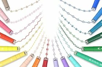AECHY Penne Curve Colorate per Appunti, Pennarelli Doppia Punta con 18 Forme di Curve e Linee Sottili 18 Colori, Set Pennarelli Evidenziatori Curve, per Bambini, Diario, Album di Ritagli (Arcobaleno) – B0CJ9F7JKX