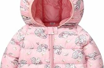 JiAmy Bambino Inverno Giacche Cappotto con Cappuccio Ragazzi Ragazze Leggero Giubbotti 6 Mesi – 4 Anni – B0DCZ82GJY