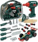 Lehoo Castle Cassetta Attrezzi Bambini con Trapano Giocattolo ＆ Auto da Corsa Giocattolo per Bambini, Regalo di Ruolo Montessori da 3 4 5 6 Anni Ragazzi Ragazze – B0FNQSWQN4