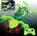 Charmofun Geco Telecomandato, Lucertola Telecomandata con Occhi a Led Luminosi, Movimenti Realistici, Direzione Regolabile, Regali Giocattoli interattiviper para Bambini 4 5 6 7 8+ Anni (Verde) – B0FC1KQ8NP