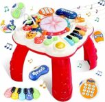 Giochi Bambini 1 Anno – Tavolo Multiattivita Bambini Giochi Montessori 1 Anno con Suoni e Luci Tavolo Interattivo Bambino 1 2 Anni Giocattoli Strumenti Musicali Bambino Regalo Bimba Bimbo 1 2 3 Anni – B0CKQWZ59X