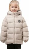 SOLOCOTE Cappotto invernale per bambine Imbottitura sintetica resistente all’acqua Parka con cappuccio e fodera in pile – B0F79NDM6Z
