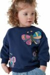 Codkkre Felpa Senza Cappuccio Bambina Cotone Pullover Ragazza Casuale Felpa Maniche Lunghe Bambina 2-10 Anni – B0CG9BFFN2