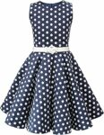 BlackButterfly Bambini Abito Vintage a Pois Anni ’50 “Audrey – B0147AKIC8