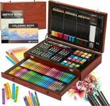 KINSPORY 146 pezzi valigetta colori bambina, pittura valigetta per bambini, Set per disegno, kit disegno acquarellabili bambini – B09PV3LXM9