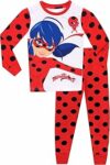 Miraculous Pigiama Bambina | Pigiami Ragazza Ladybug | Pigiamone Aderente per Bambini – B072V9CP4P