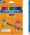 BIC Kids Matite Colorate, Tropicolors, Colori Per Bambini A Casa E A Scuola, Colori Assortiti, 18 Unità (Confezione da 1) – B001AHNP2W