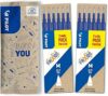Pilot Frixion Set di 2 Ricariche con Inchiostro Cancellabile Blu, Spessore medio, Gel – B07SHSTQTS