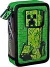 Clondo Astuccio 2 Scomparti Completo, Per Minecraft Fan, 32 Pezzi Inclusi, Penne, Matite, Pennarelli, Pastelli – Scuola Elementare e Regalo – Gadget Ufficiale Per Bambino – B0FZB7CK67