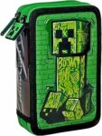 Clondo Astuccio 2 Scomparti Completo, Per Minecraft Fan, 32 Pezzi Inclusi, Penne, Matite, Pennarelli, Pastelli – Scuola Elementare e Regalo – Gadget Ufficiale Per Bambino – B0FZB7CK67