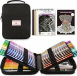 HIFORNY Set di 80 matite colorate per adulti – 72 matite colorate con extra, nucleo morbido per artisti, matite da disegno, forniture artistiche per adulti principianti, HF-CPT80-NY – B0C36KXFQG