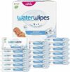 WaterWipes Sensitive+ Newborn & Baby Wipes, Salviettine per Neonati e Bambini, 720 Pezzi (12 Confezioni), Deterge, Cura, Protegge, 99,9% Acqua, Senza Profumo – B08MXSBRSB