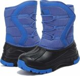 TORISKY Bambini Stivali da Neve Ragazzi Ragazze Caldo Fodera in Pelliccia Stivali Invernali Impermeabili Antiscivolo All’aperto Trekking Stivali 28-40EU – B0DBZCCB3D