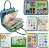 BONNYCO Montessori Busy Board Feltro. Valigetta Giochi Montessori Didattici, Pannello Sensoriale Bambini Board. Giochi Bambini 1 2 3 4 5 6 Anni, Regalo Bambino Bambina Bimbo Book Compleanno Natale – B0CQ2XBTSB
