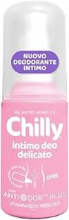 Chilly, Deodorante Intimo Delicato, Azione Lenitiva e Protettiva, Adatto a Pelli Sensibili, Fragranza Leggera, Dona Freschezza e Igiene Intima, pH 5, Ideale per Uso Quotidiano, 50 ml – B0G3XYCH8N