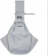 CYBERNOVA Piccolo animale domestico cane gatto fionda per 1-7,5kg, con tasca, Borsa per animali domestici Cane Gatto Borsa da trasporto per viaggi e passeggiate all’aperto (grigio 2) – B0DP99T99Z