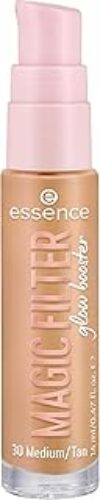 essence 1 Magic Filter Glow Booster Primer illuminante, nutriente, colorante, rende la pelle morbida e luminosa, naturale, vegano, senza profumo, alcol e parabeni, da 14 ml, n. 30, nude – B0CQKH1BPN
