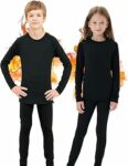 Homord Intimo Termico Bambino, Manica Lunga Maglia Termica e Pantaloni Intima Termica Bambina Calcio Sci – Completo Tuta Termica Funzionale Set Termico Bambini per Sci Ciclismo – B0CDLHXLF2