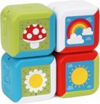 Chicco Cubi Multiattività 2in1, Set di 4 Blocchi Colorati degli Animali, da Impilare per Un Divertimento Sensoriale, attività Manuali E Logiche, Giocattolo per Bambini, 10-36 Mesi – B0CWRXWXYT