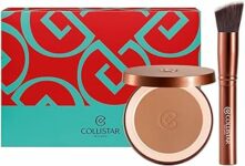 Collistar Cofanetto Regalo Make-Up Donna, Terra Polvere Abbronzante Effetto Seta 4.4 Hawaii Matte 10g, Pennello a Goccia, Pochette Elegante, Colore Naturale e Pelle Baciata dal Sole – B0FNNFJPBG