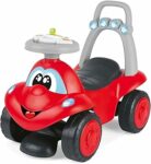 Chicco Billy Walk&Ride Eco+, Primi Passi, Girello e Cavalcabile, Assemblaggio Semplice, Manubrio Ergonomico, Ruote Larghe, Con Suoni e Luci di Guida, in Plastica Riciclata, Bambini 12-36 Mesi, Rosso – B09XVFT6RR