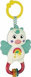 Clementoni Baby Little Unicorn, Sonaglio Neonato 3+ Mesi, Gioco Prima Infanzia Made in Italy, Unicorno con Anelli Mobili e Inserti in Morbida Gomma, Stimola Lo Sviluppo Multisensoriale, 17778 – B0BSR6L2P3